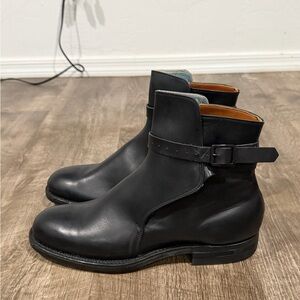 VTG HANDMADE DEHNER’S OMAHA BOOT CO. BLACK JODHPUR SHOE MENS SIZE 8